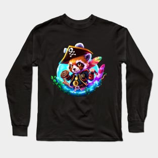 Red panda pirates outfit Long Sleeve T-Shirt